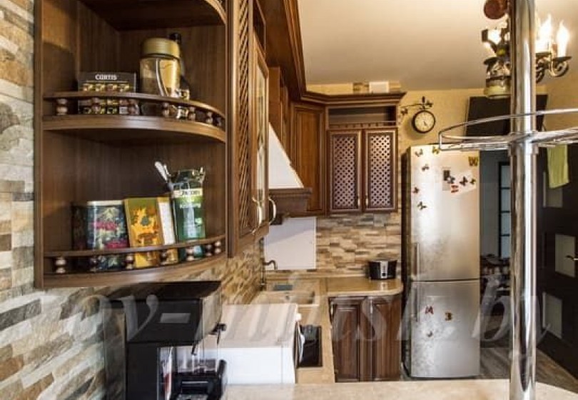 Кухня ЗОВ с фасадами из рамочного МДФ "Турин-3"